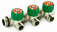 Коллектор UNI-FITT 3/4" 4 выхода 1/2' плск. упл.