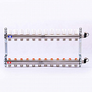 Коллекторная группа UNI-FITT 1"x3/4"ЕК 12 выходов (нерж. сталь) 
