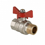 Кран шаровой VALTEC BASE бабочка 1/2' ВР-НР 