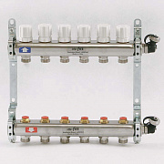 Коллекторная группа UNI-FITT 1"x3/4"ЕК 6 выходов (нерж. сталь) 