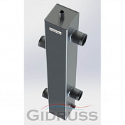 Гидрострелка Gidruss GR-600-80 (600 кВт, вход G 2 1/2', выход G 2 1/2', м.р.=450мм) 