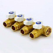 Коллектор UNI-FITT 3/4" 4 выхода 1/2' 