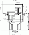 Трап DN 50/75/110 HL Primus HL3100Pr